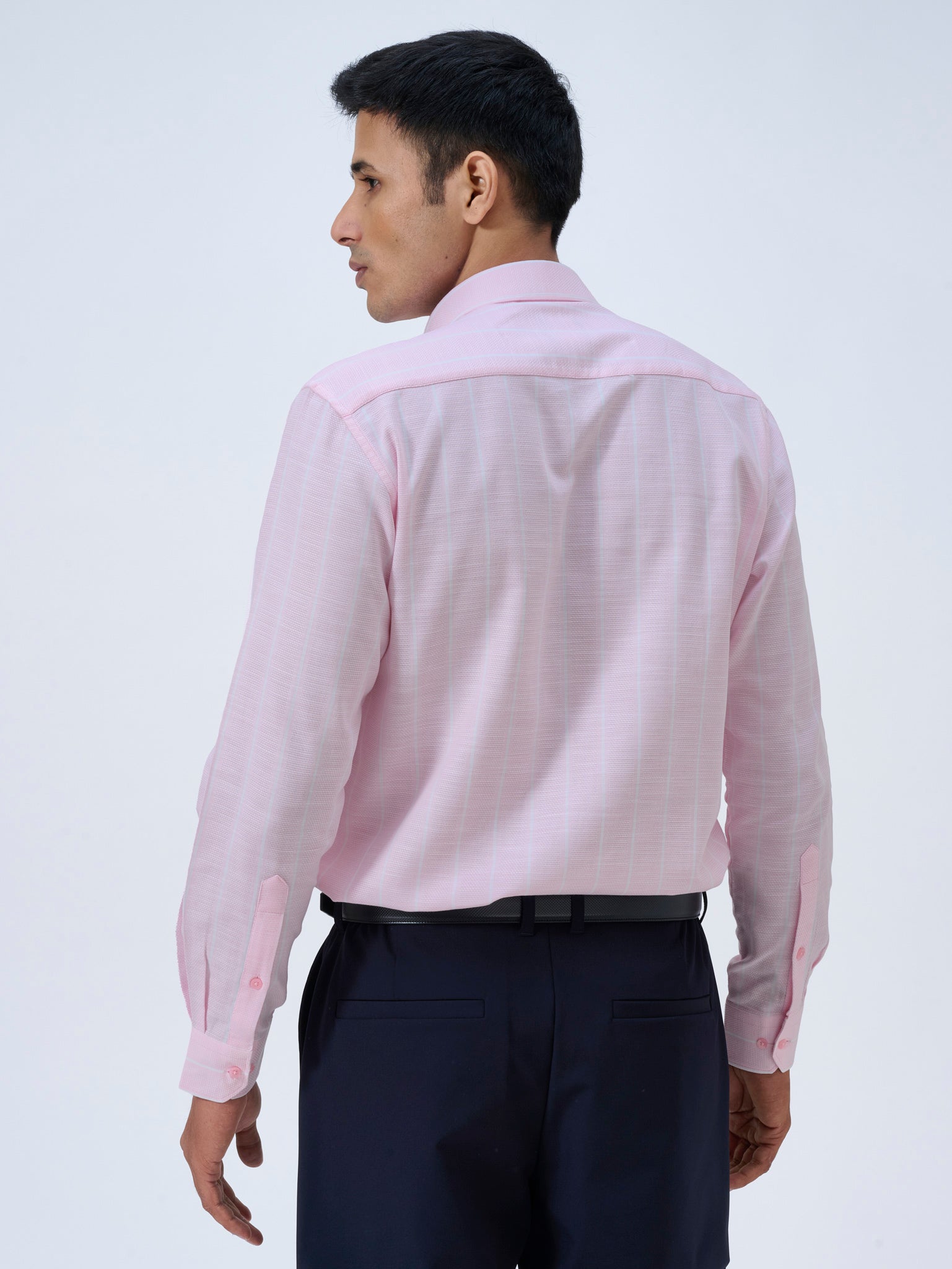 Pink Marshmallow Stripe Shirt
