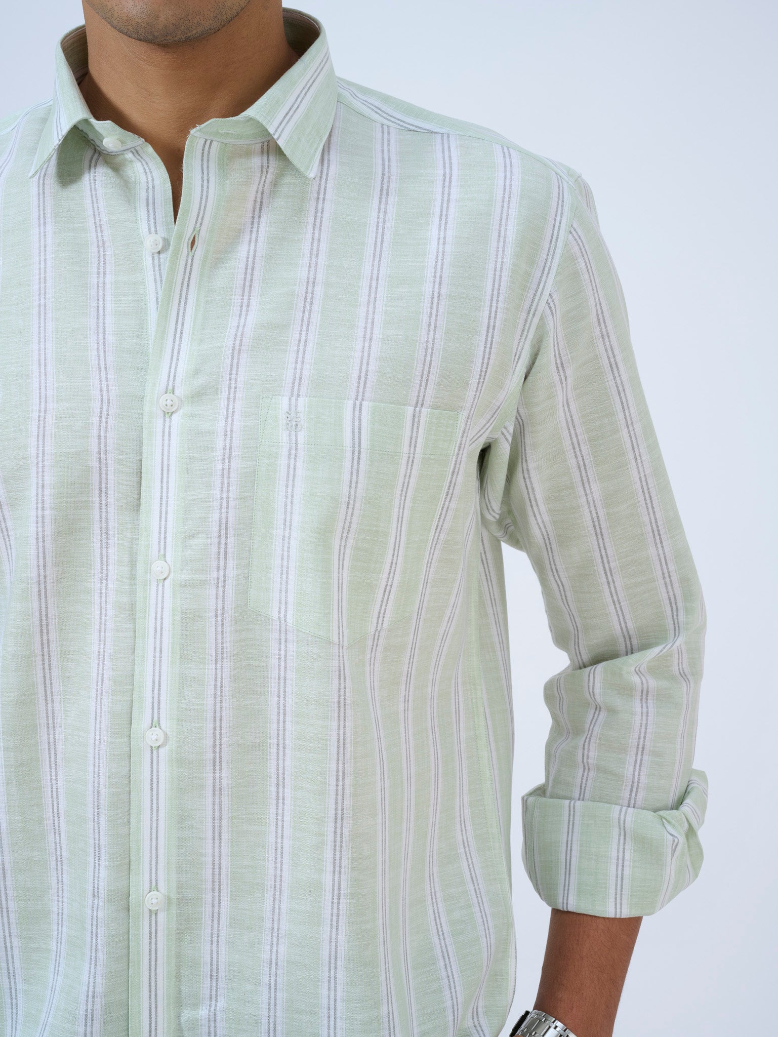 Frosted Mint Striped Shirt