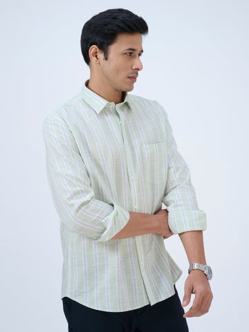 Frosted Mint Striped Shirt