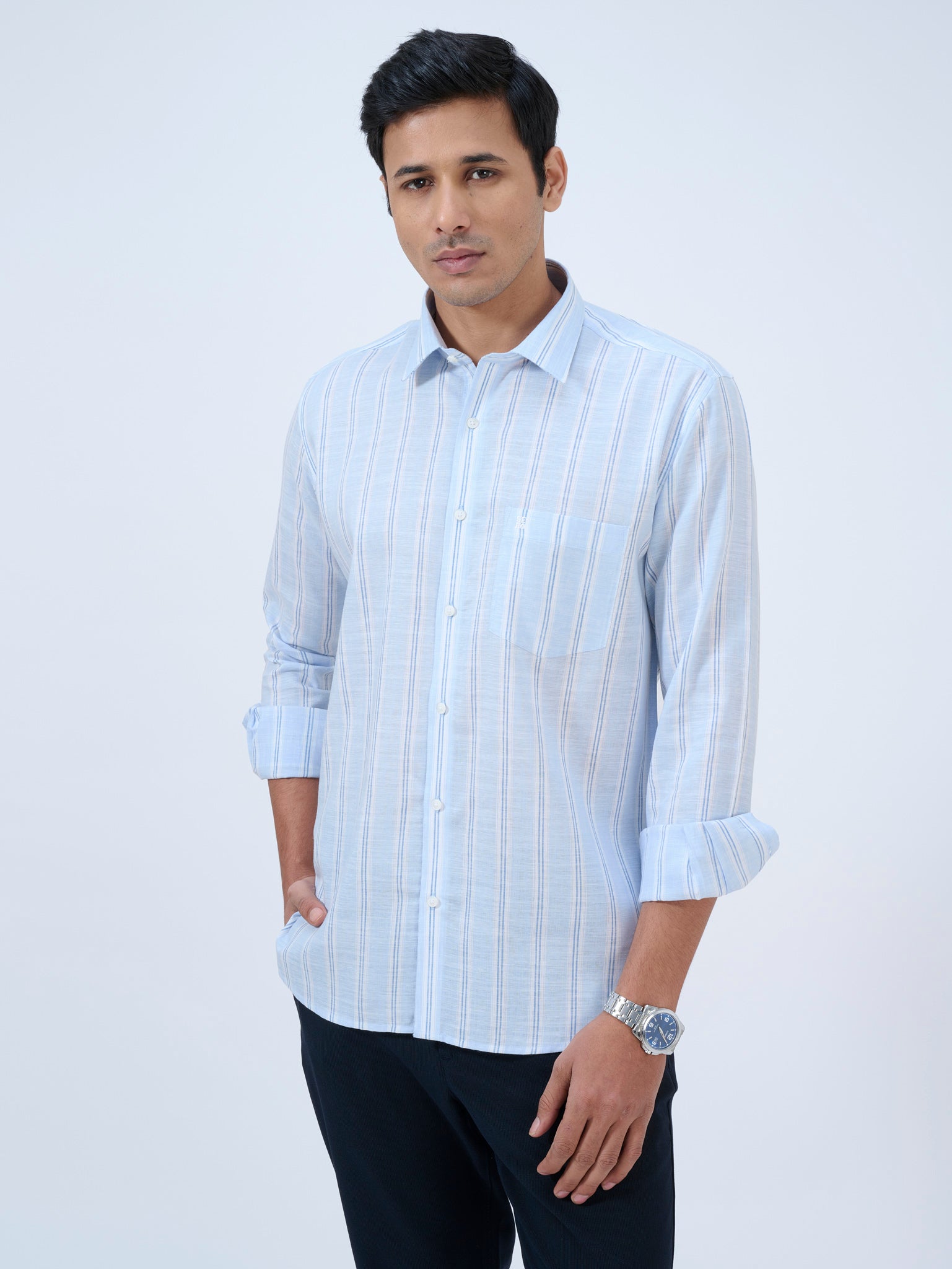 Frosted Sky Striped Shirt