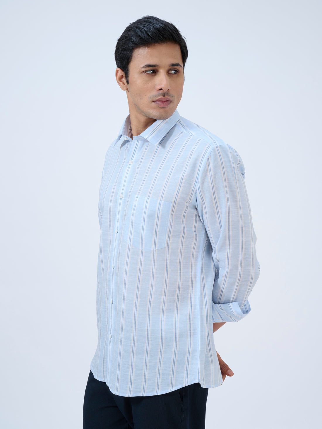 Frosted Sky Striped Shirt