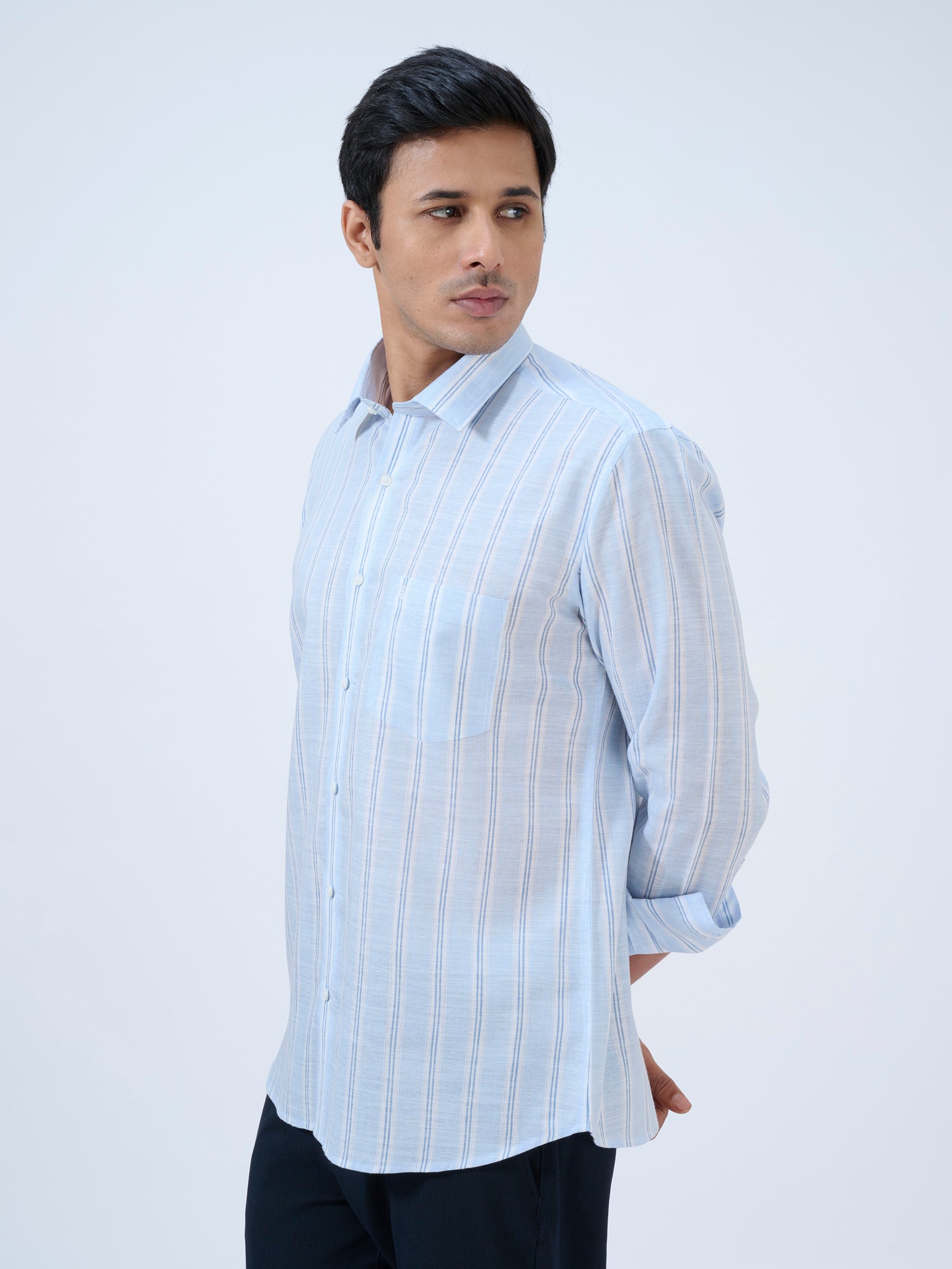 Frosted Sky Striped Shirt
