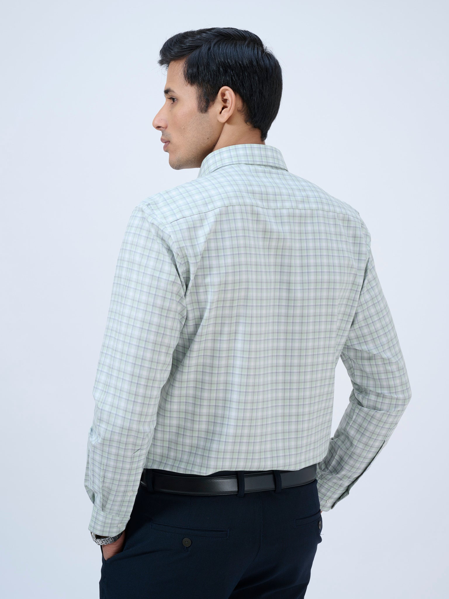 Sage Tint Checks Shirt