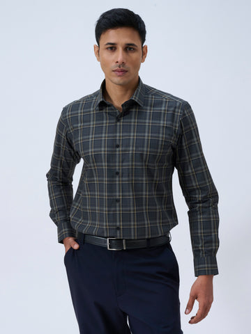 Granite Grey Tartan Shirt