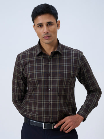 Nutella Brown Tartan Shirt