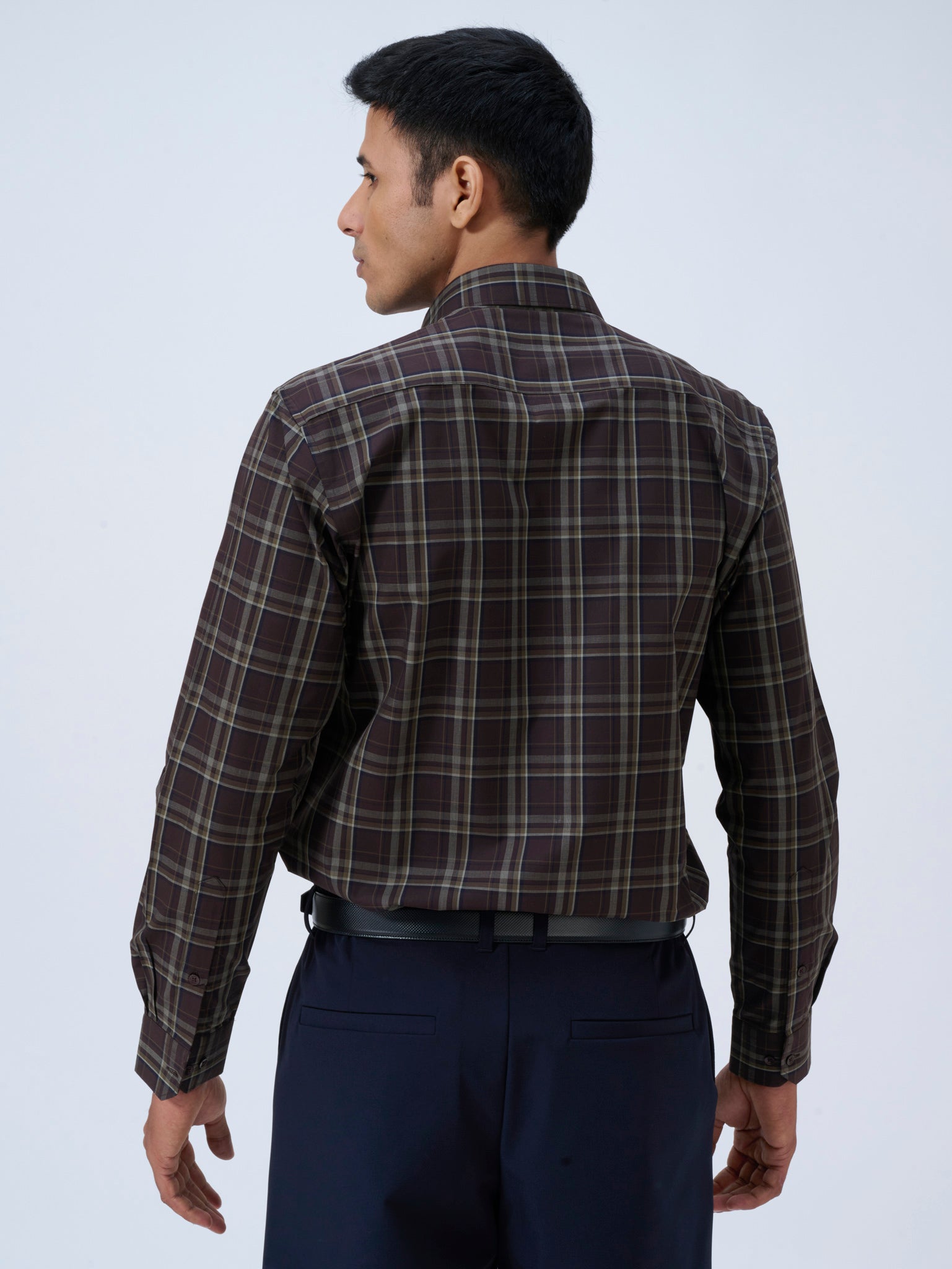 Nutella Brown Tartan Shirt
