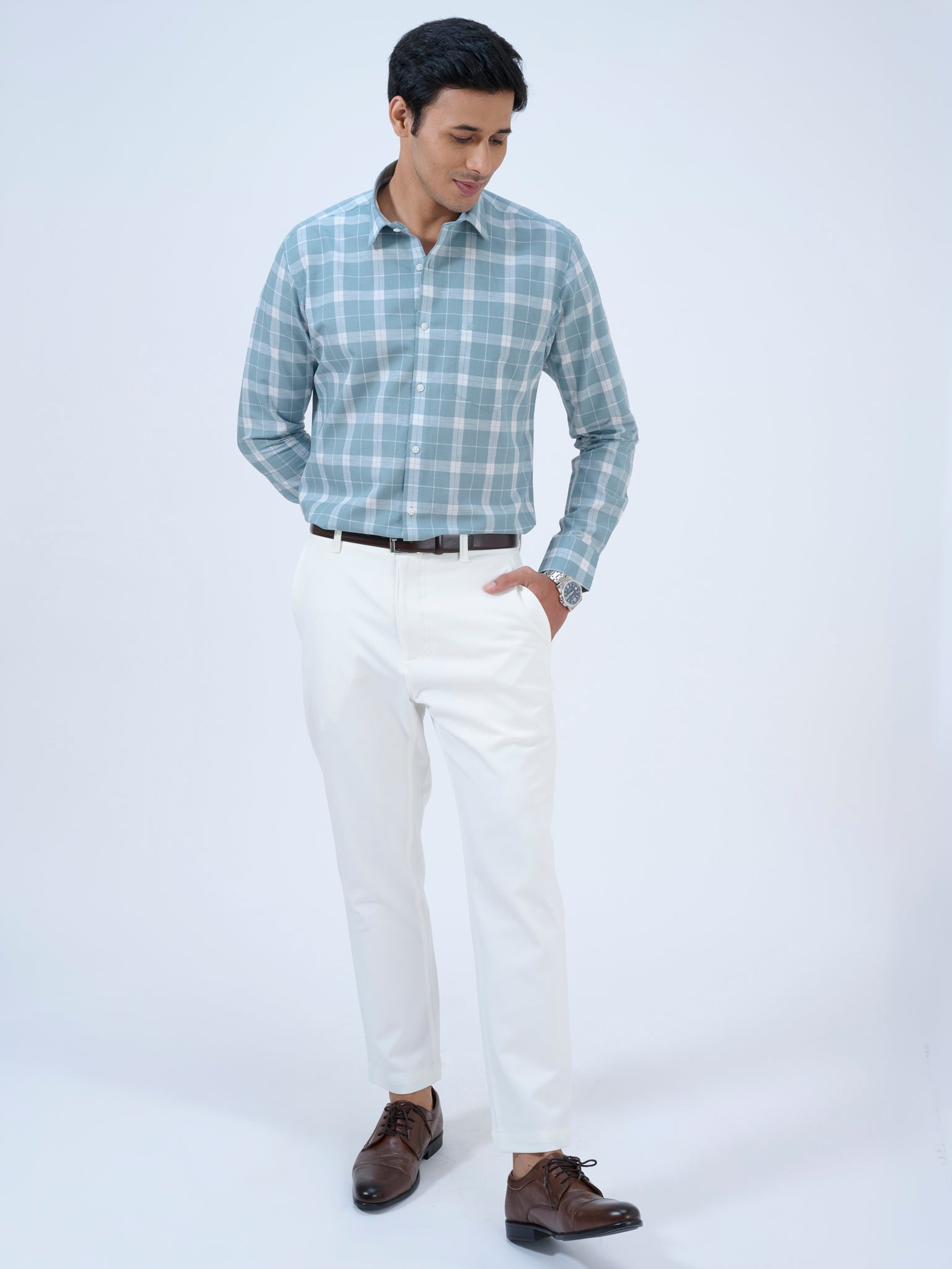 Alpine Blue Plaid Shirt