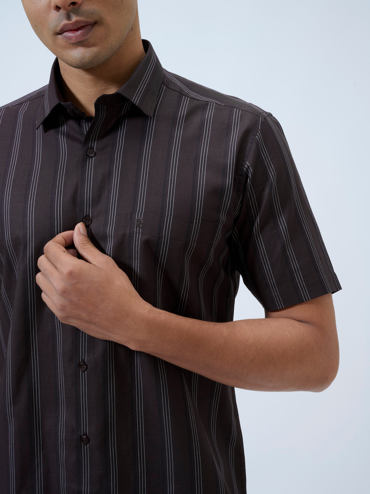 Deep Burgundy Half Sleeve Shirt
