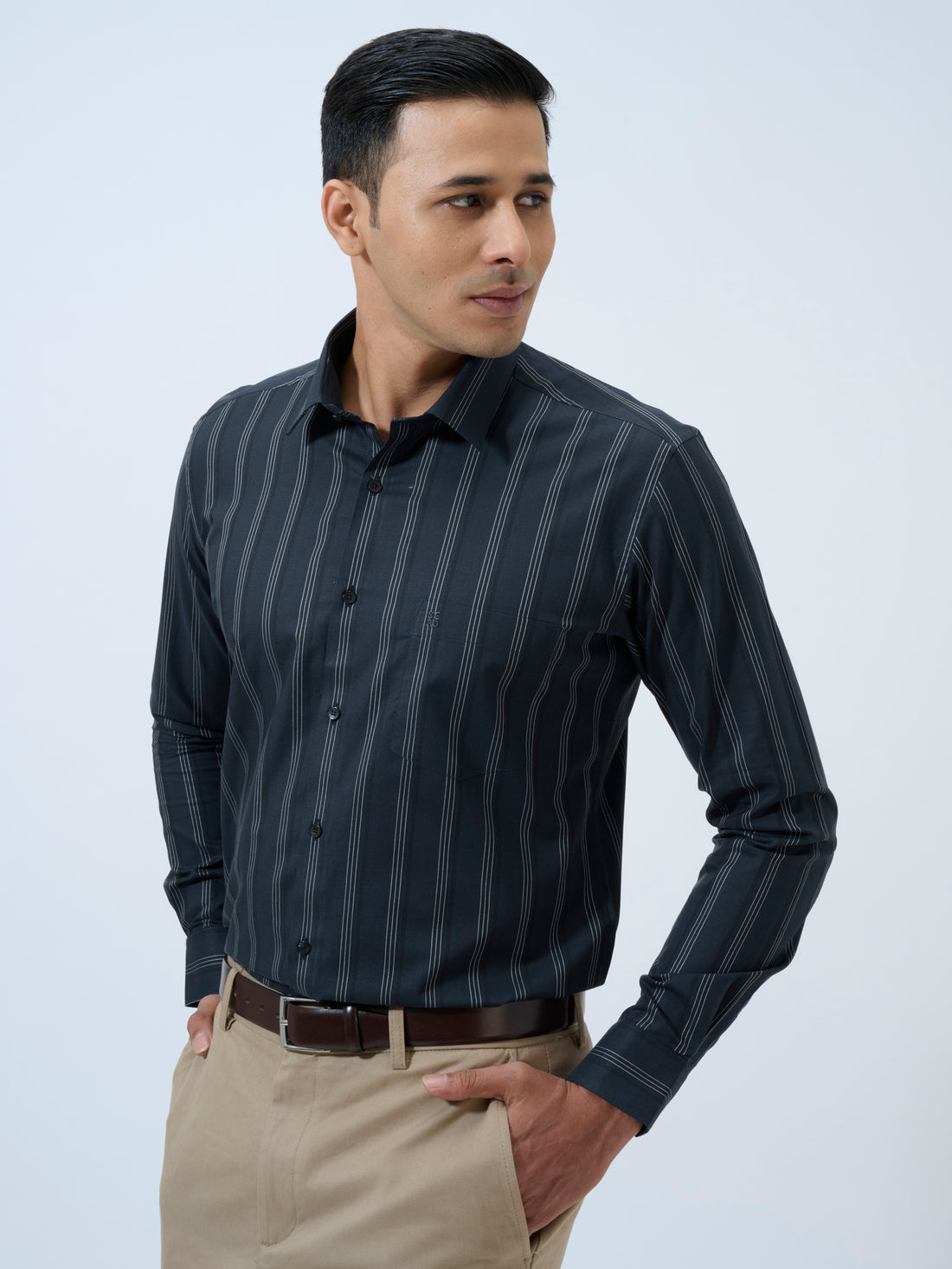 Mystic Navy Striped Shirt