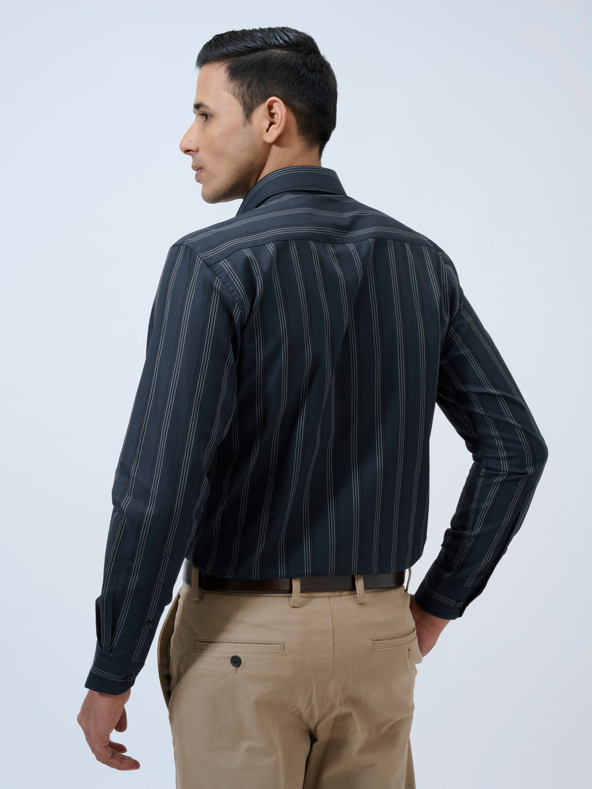 Mystic Navy Striped Shirt