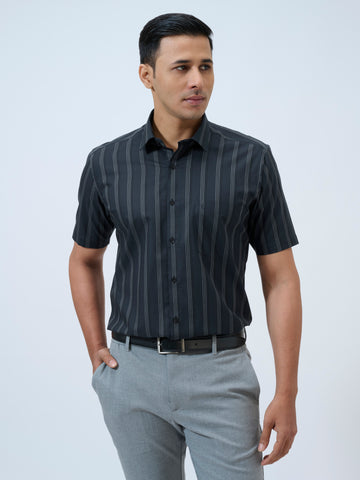 Mystic Navy Half Sleeve Shirt