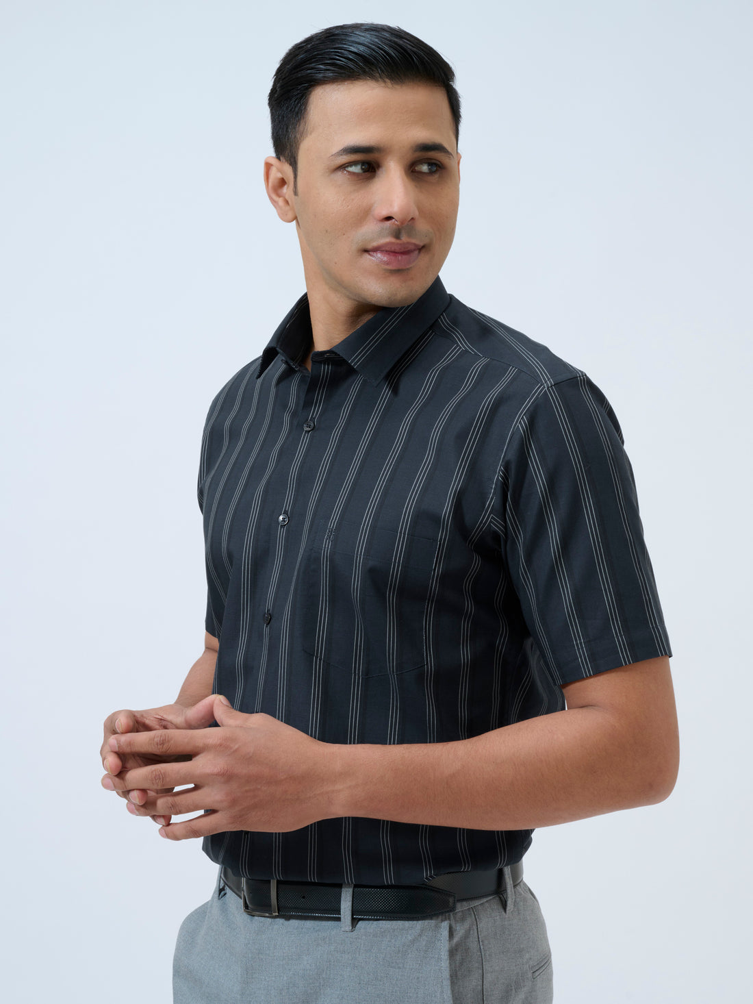 Mystic Navy Half Sleeve Shirt