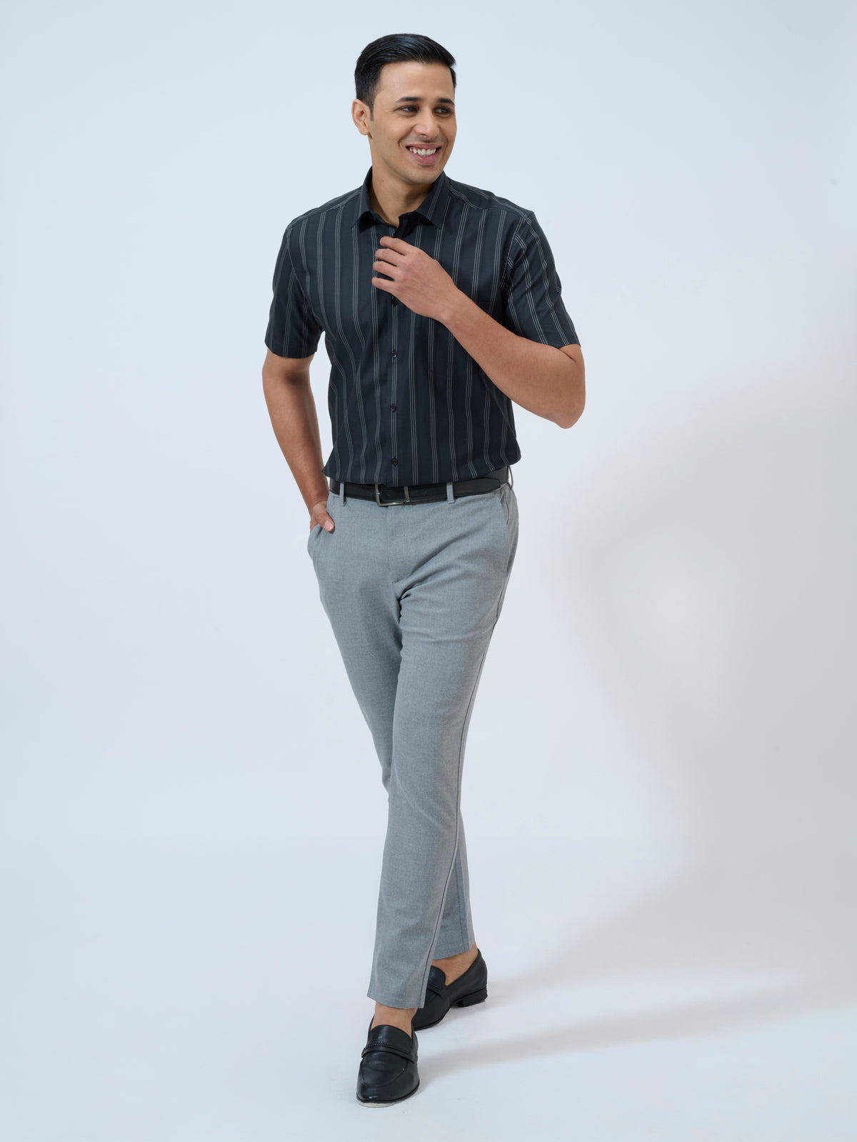 Mystic Navy Half Sleeve Shirt