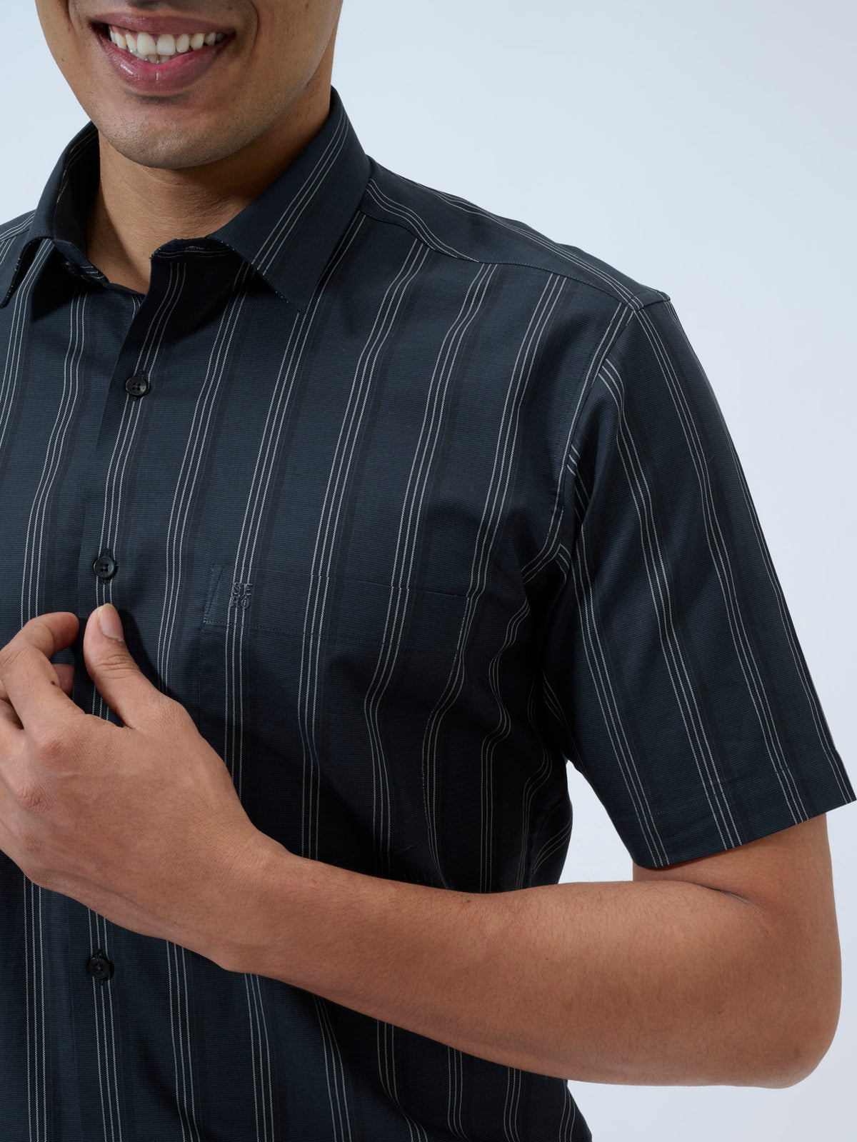 Mystic Navy Half Sleeve Shirt