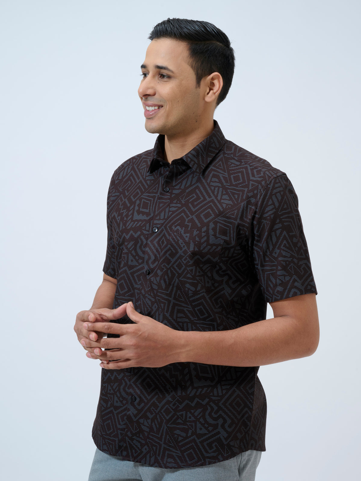 Espresso Half Sleeve Shirt