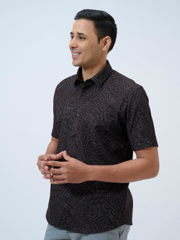 Espresso Half Sleeve Shirt