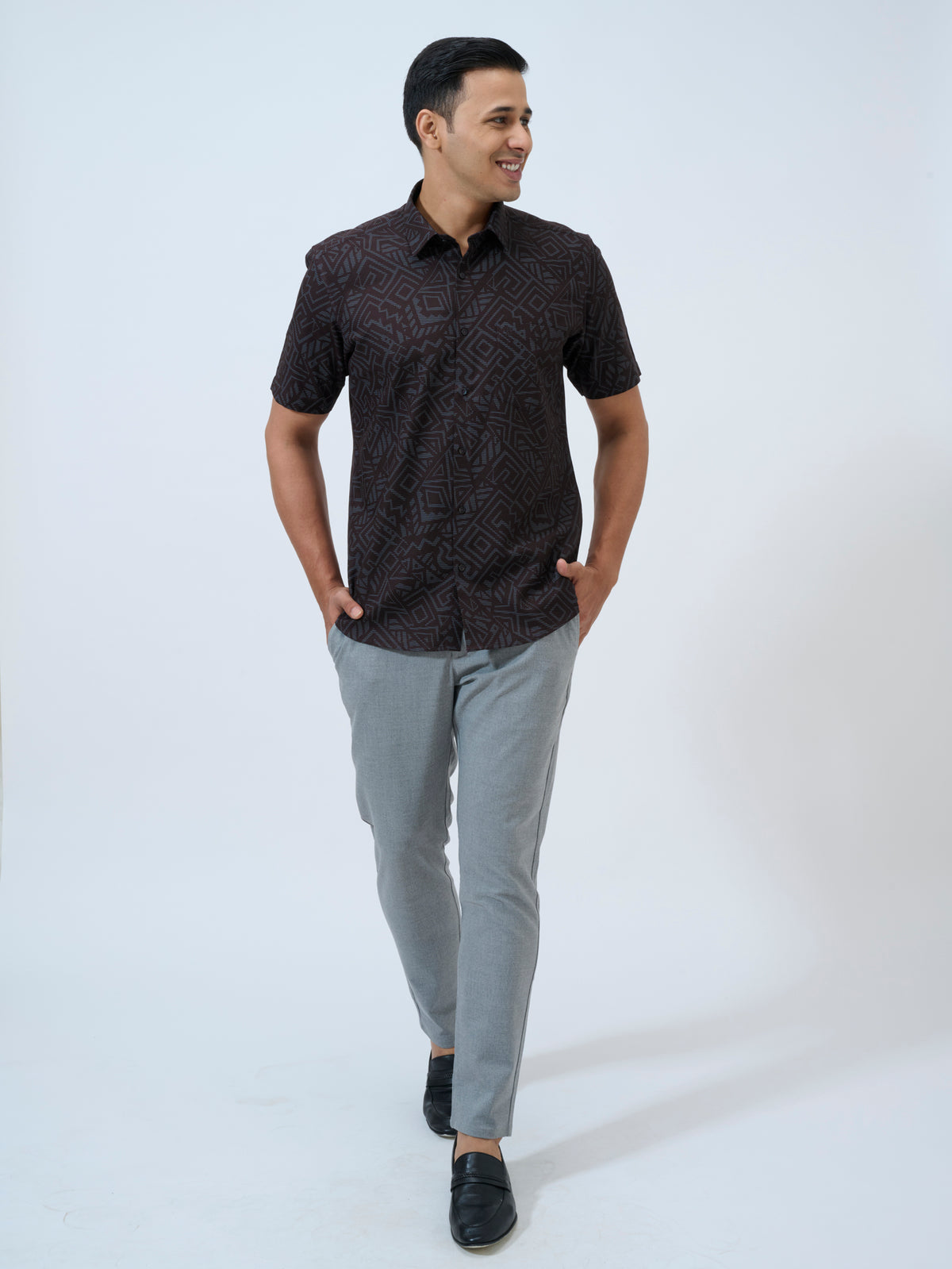 Espresso Half Sleeve Shirt