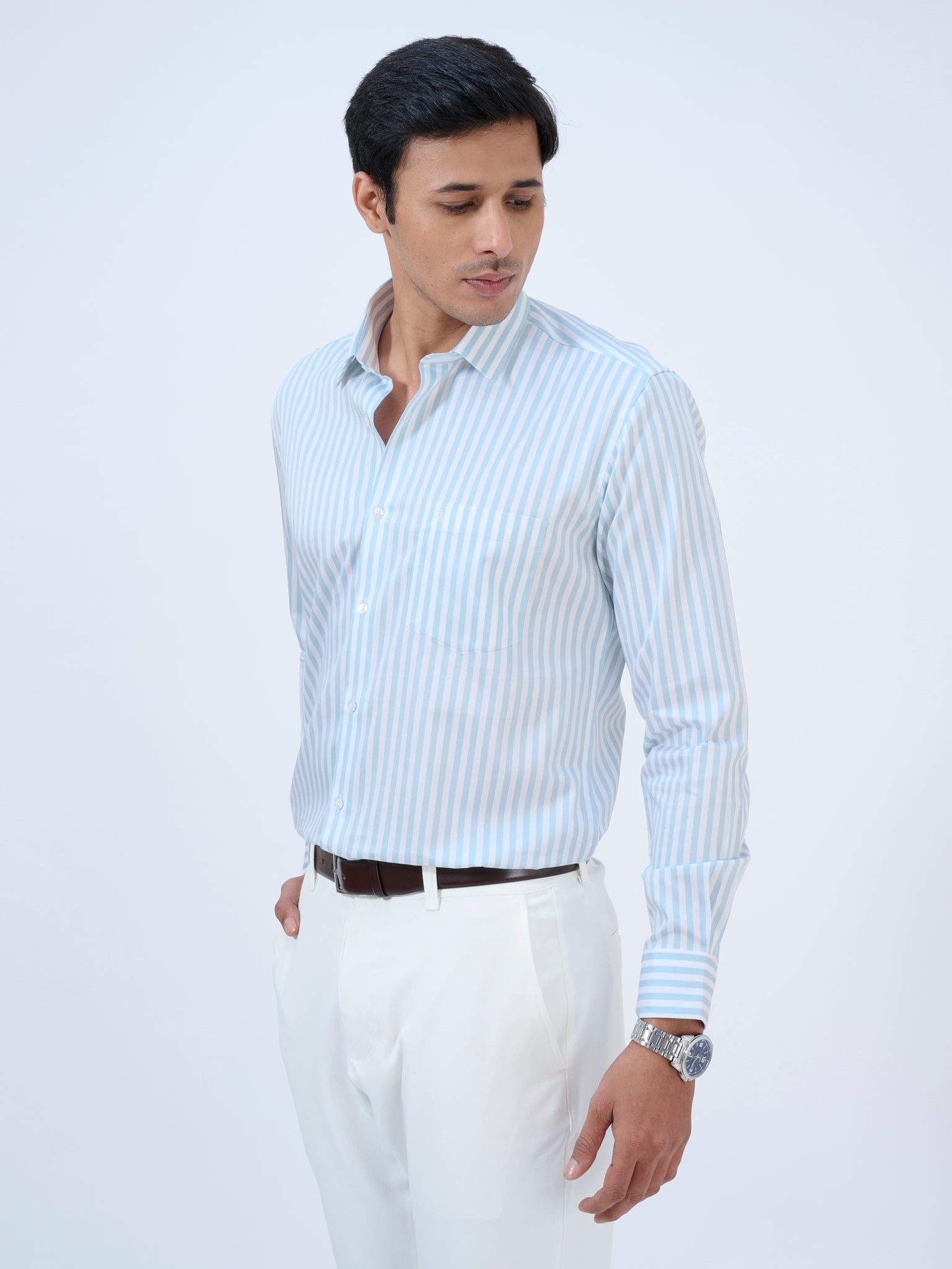 Mineral Mist Striped Shirt