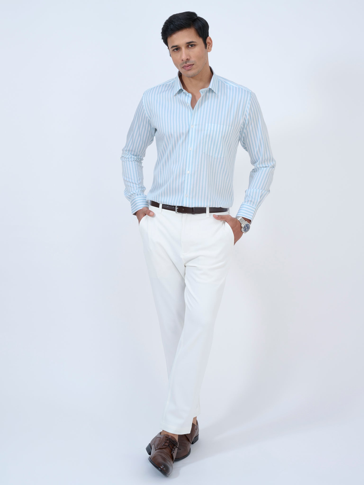 Mineral Mist Striped Shirt