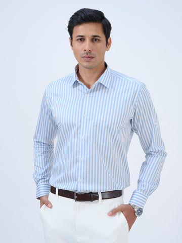 Placid Blue Striped Shirt