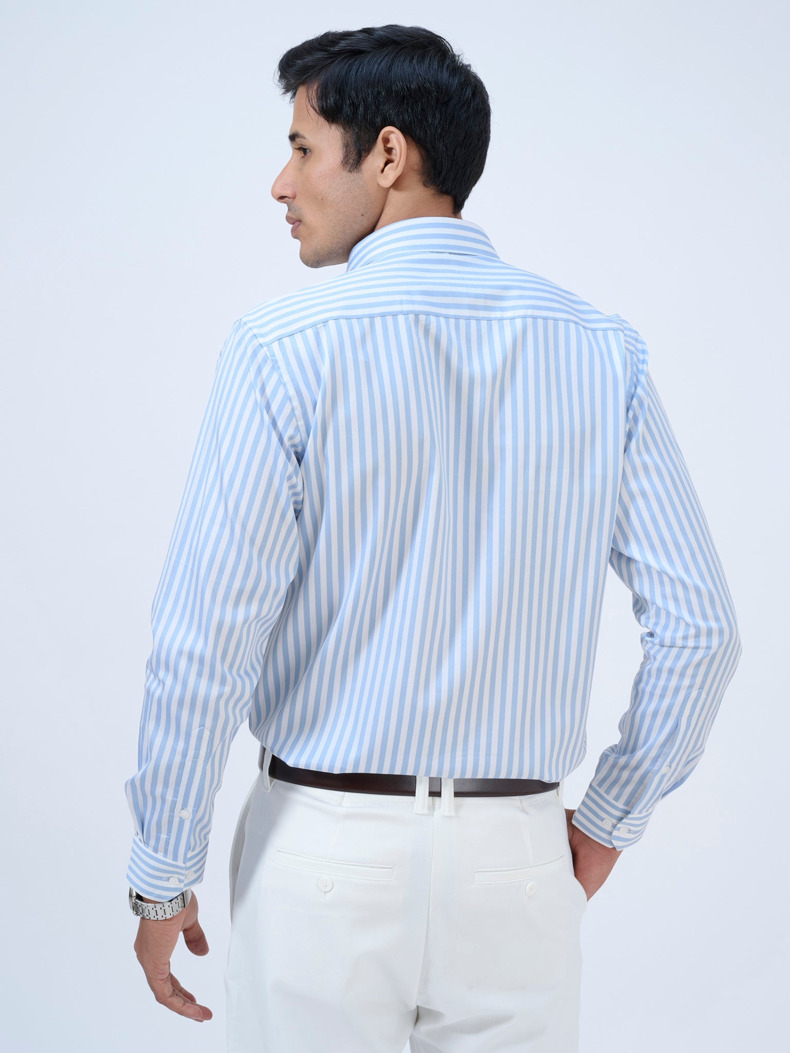 Placid Blue Striped Shirt