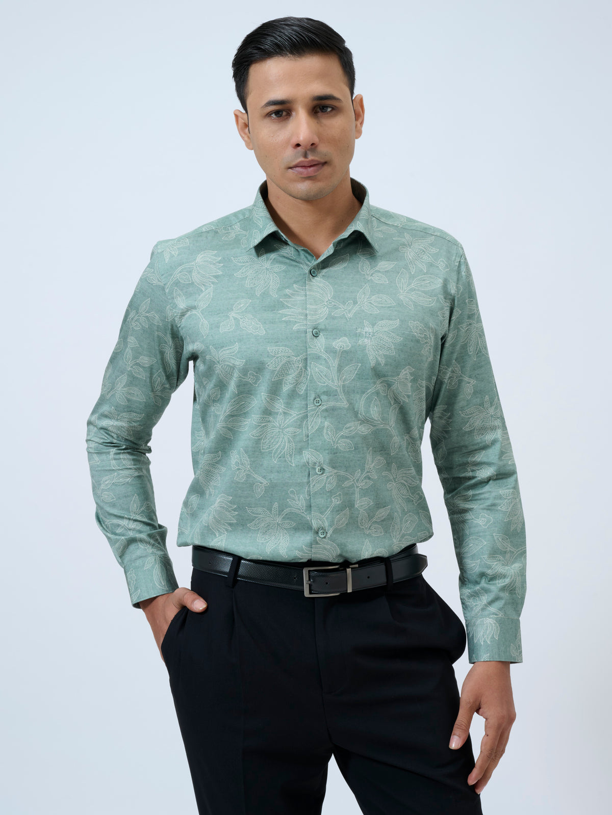 Desert Sage Floral Shirt