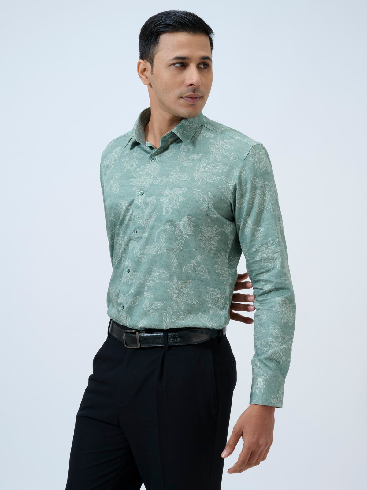 Desert Sage Floral Shirt
