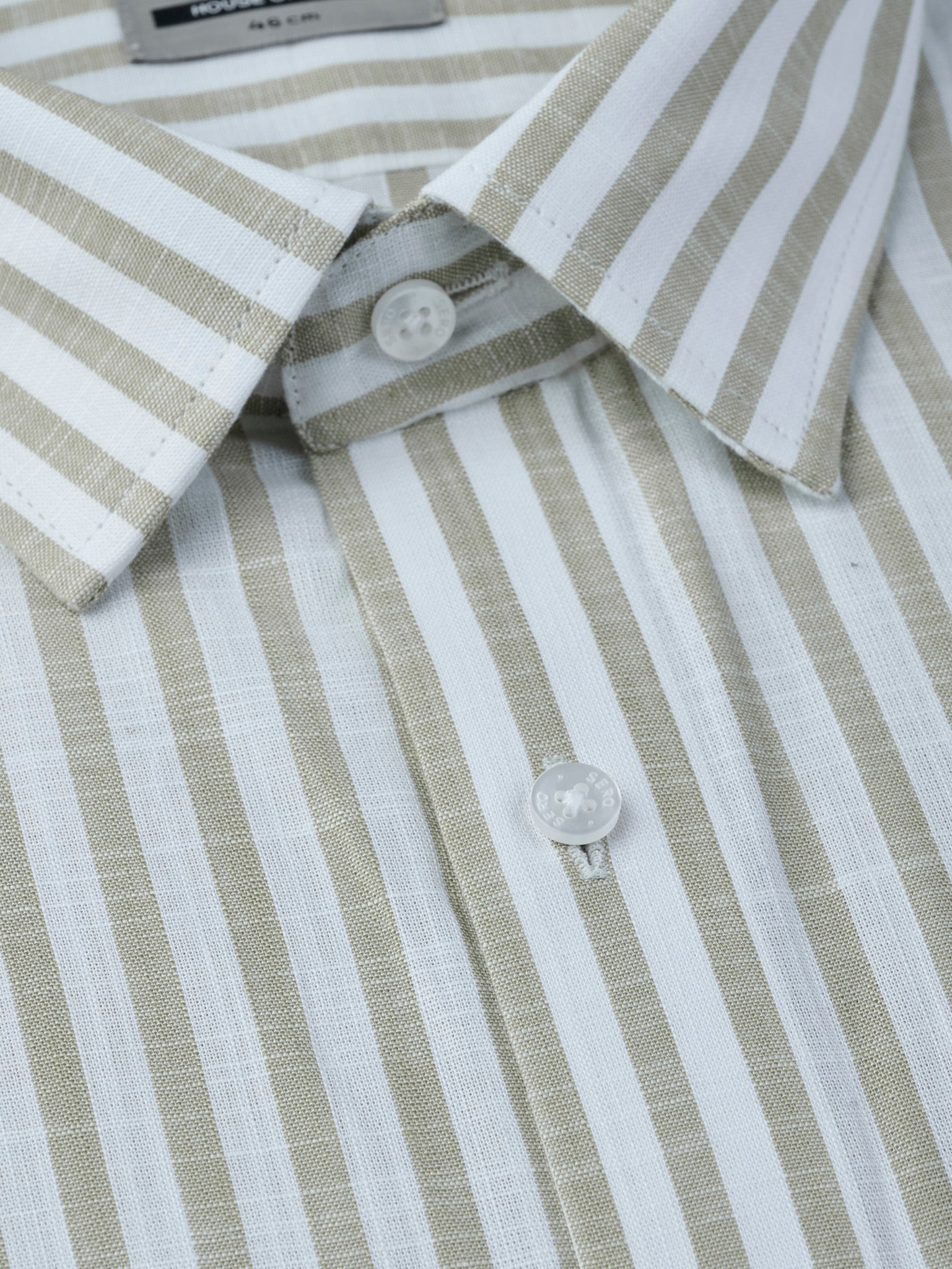 Grayish Olive Stripe Shirt