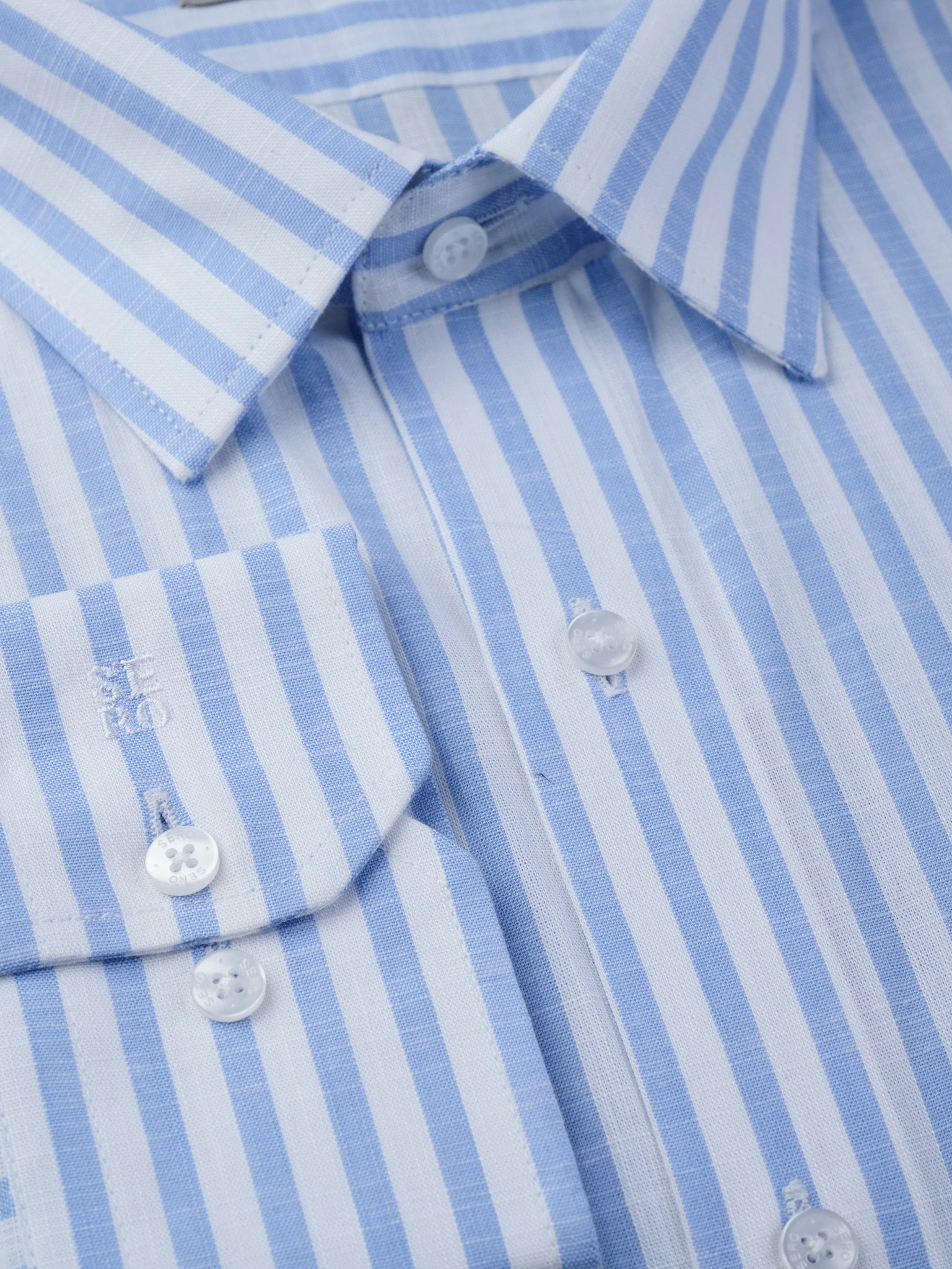 Serenity Blue Stripe Shirt