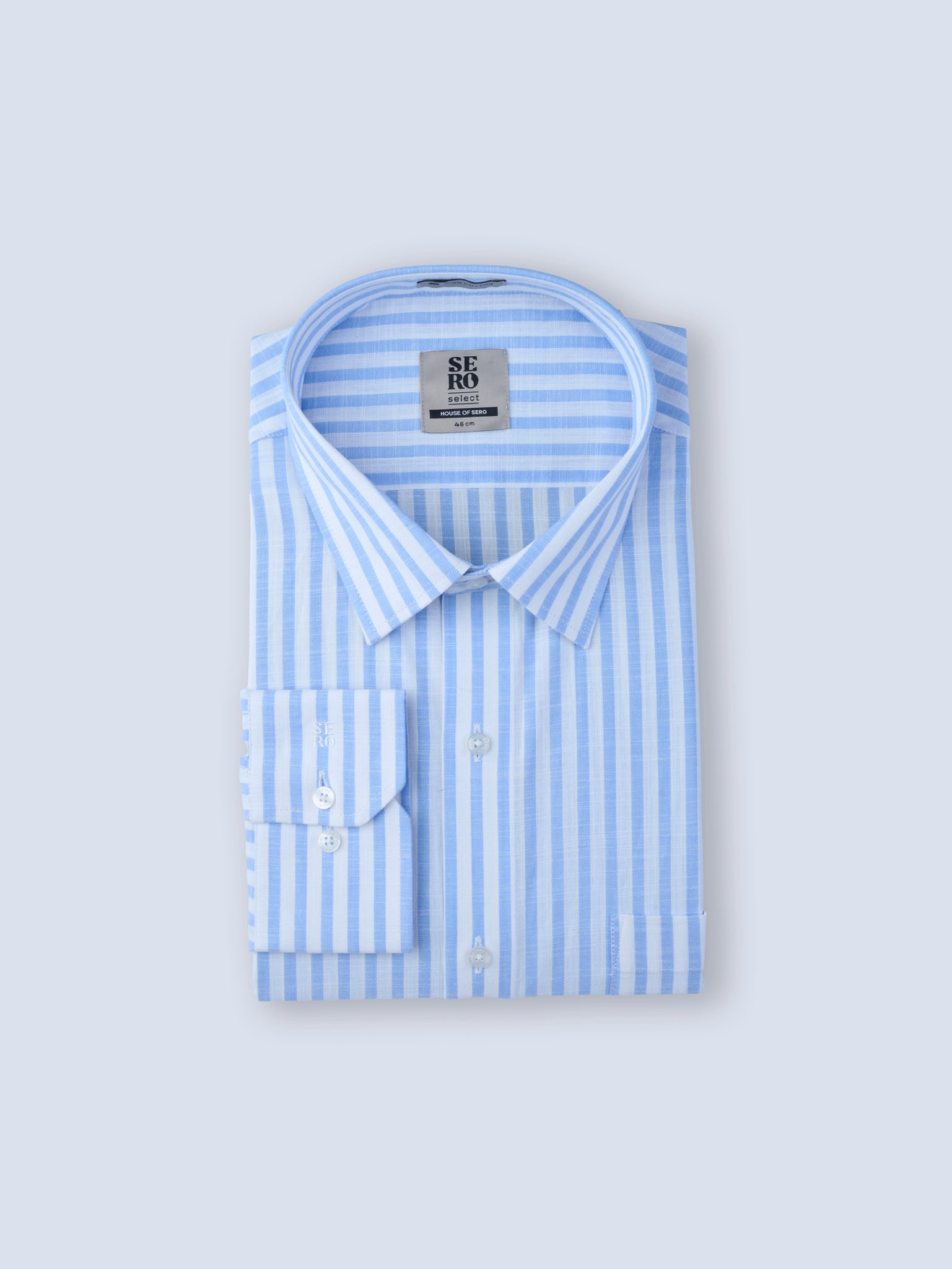 Serenity Blue Stripe Shirt