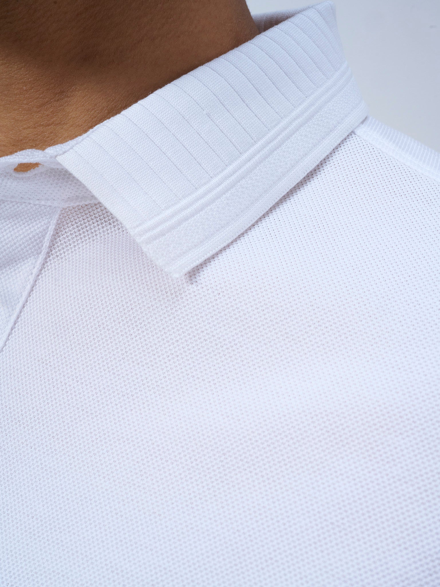 Pure White Mercerised Polo