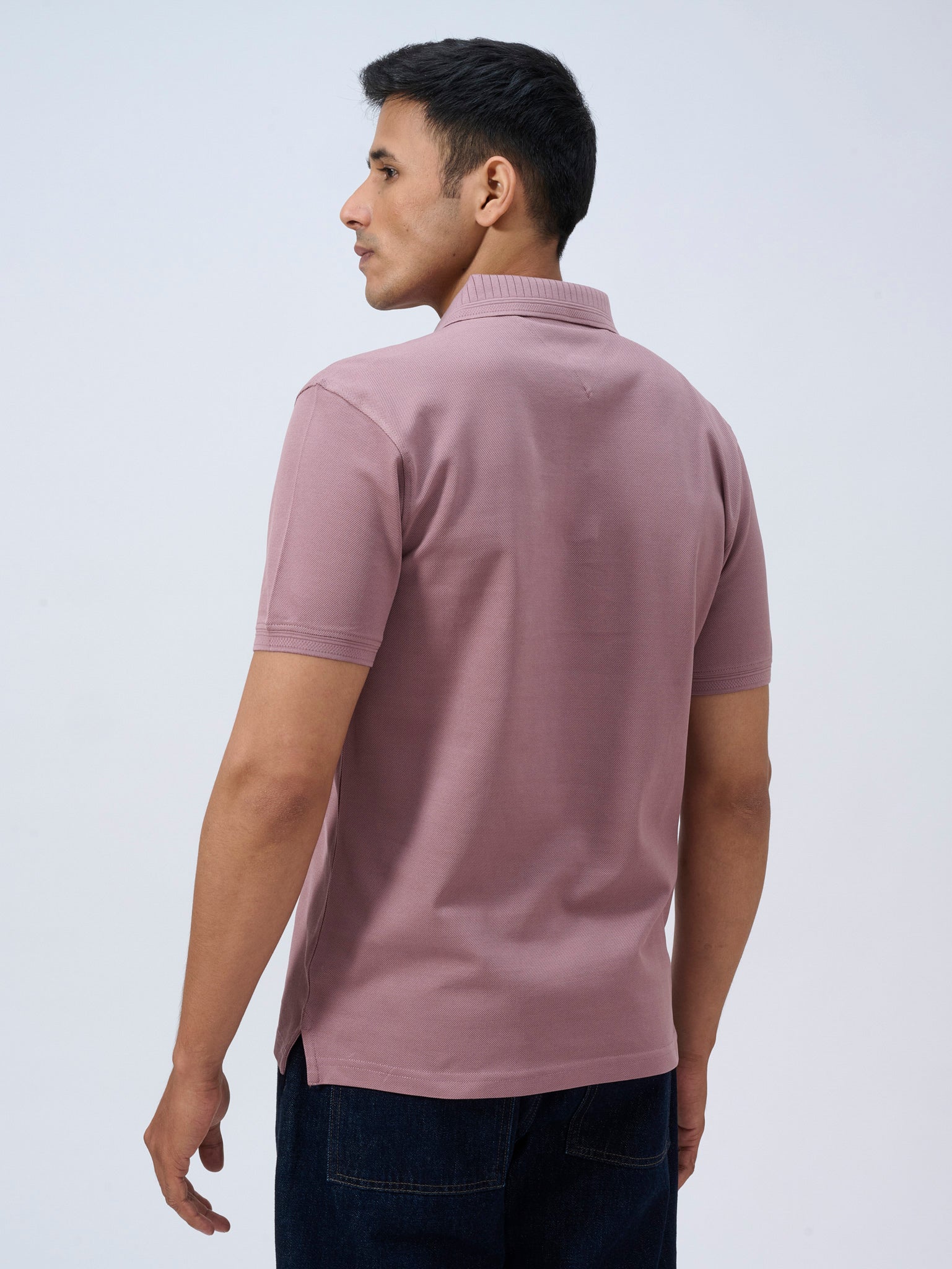 Rosy Brown Mercerised Polo