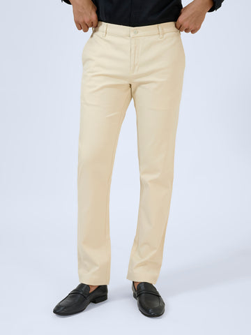 Champagne Dobby Trousers