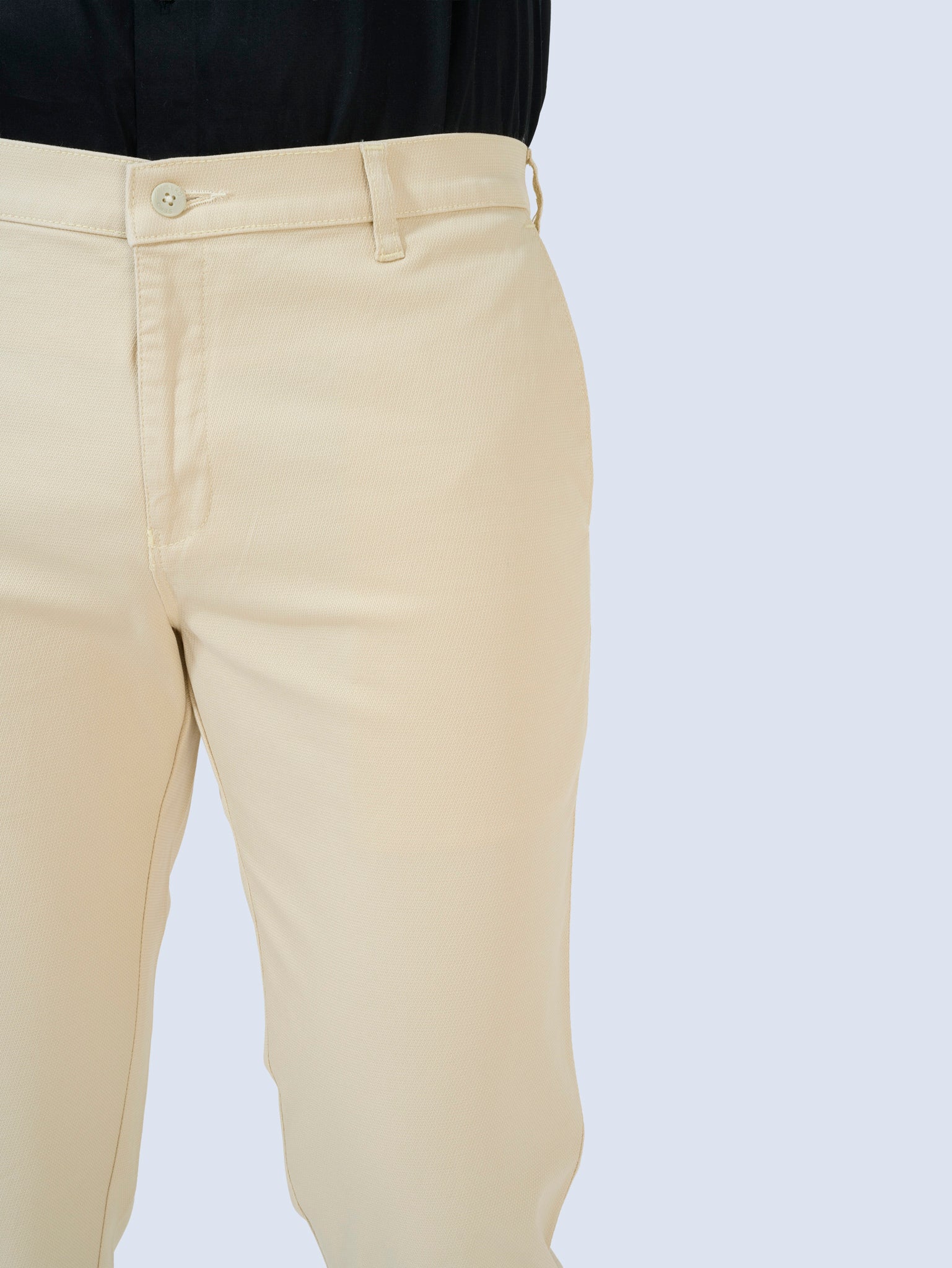 Champagne Dobby Trousers