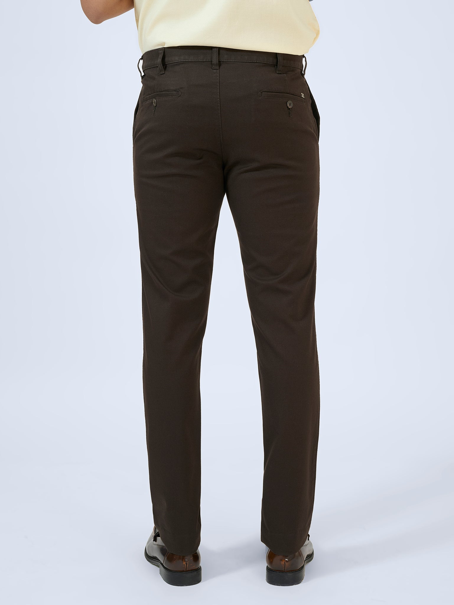 Coffee Bean Dobby Trousers