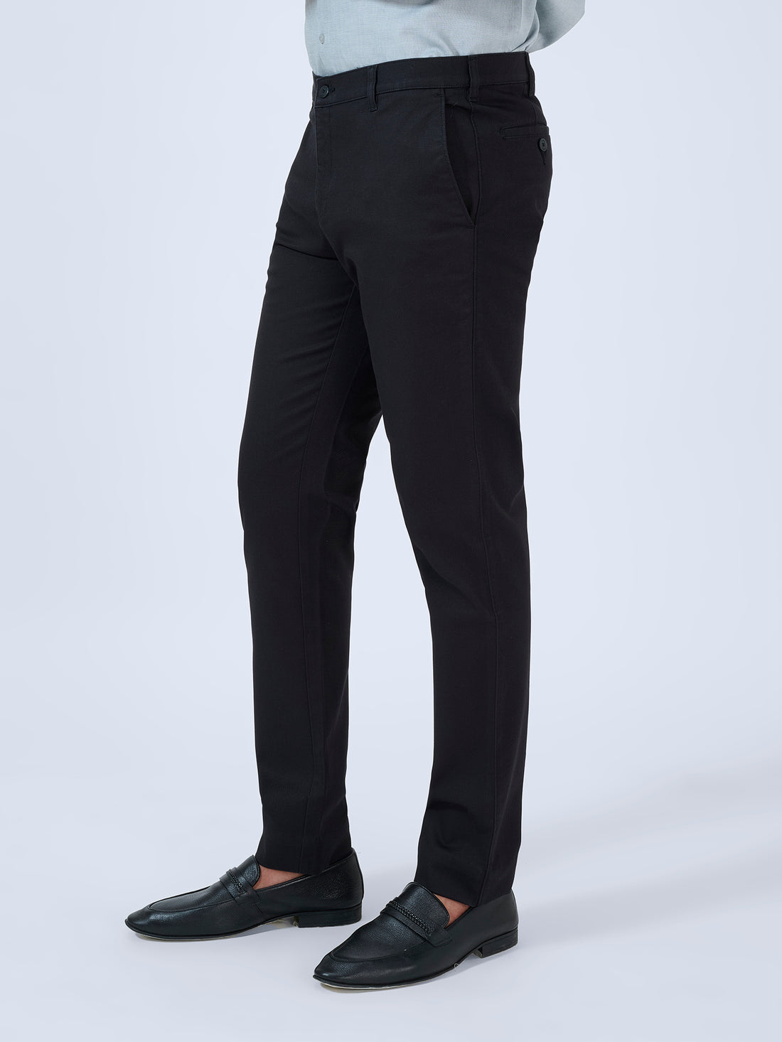 Twilight Blue Dobby Trousers