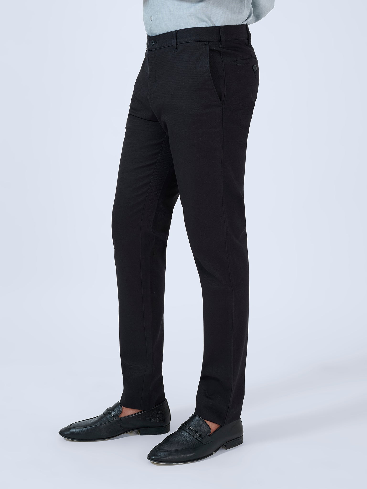 Twilight Blue Dobby Trousers
