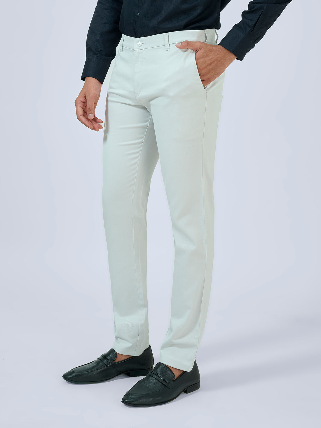 Sage Mist Dobby Trousers
