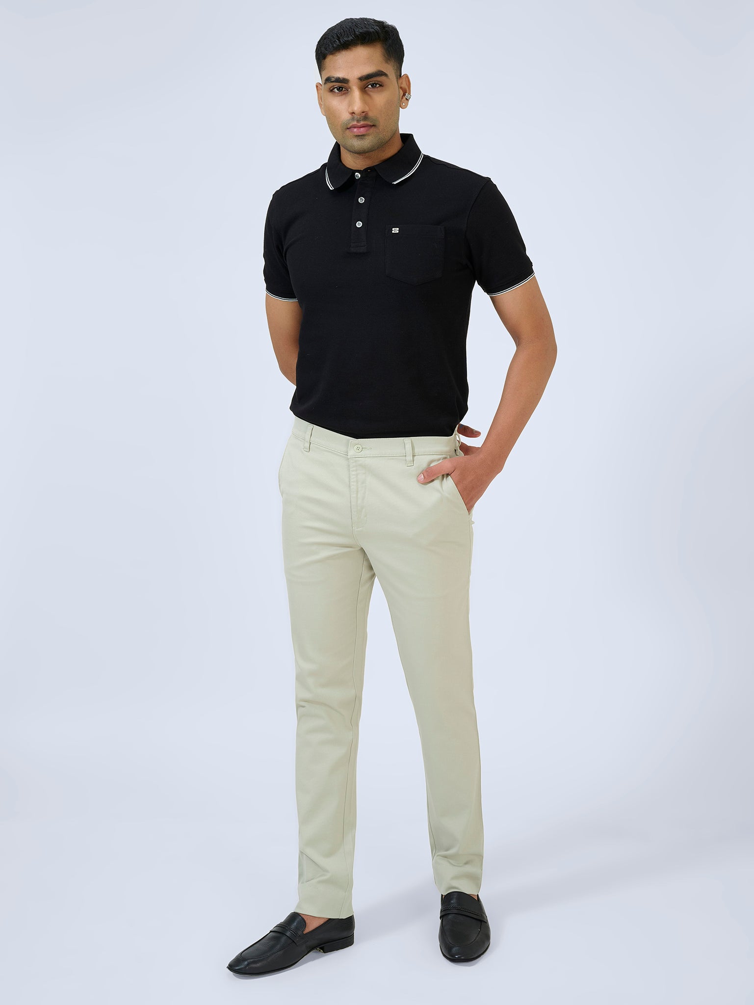 Avocado Whip Dobby Trousers