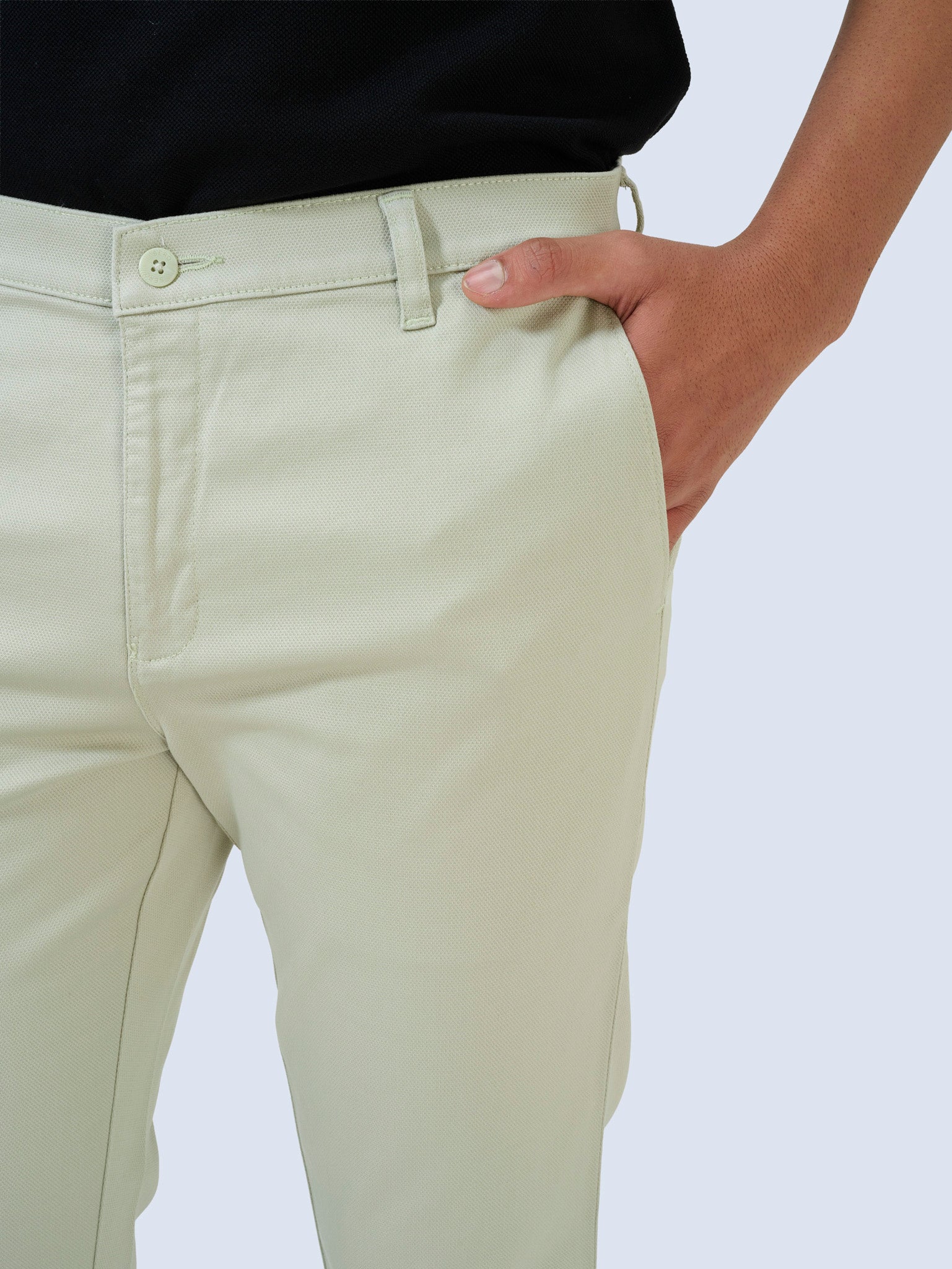 Avocado Whip Dobby Trousers