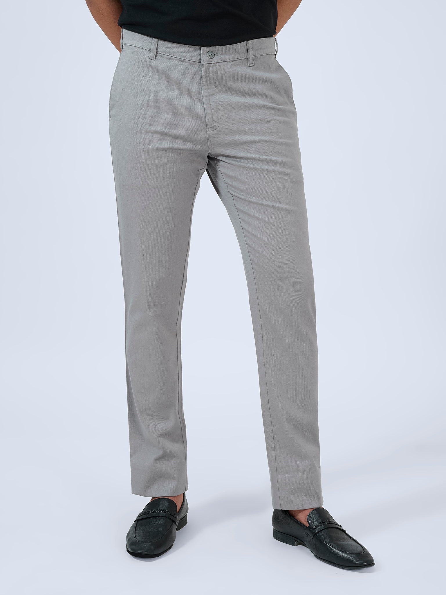 Philippine Silver Dobby Trousers