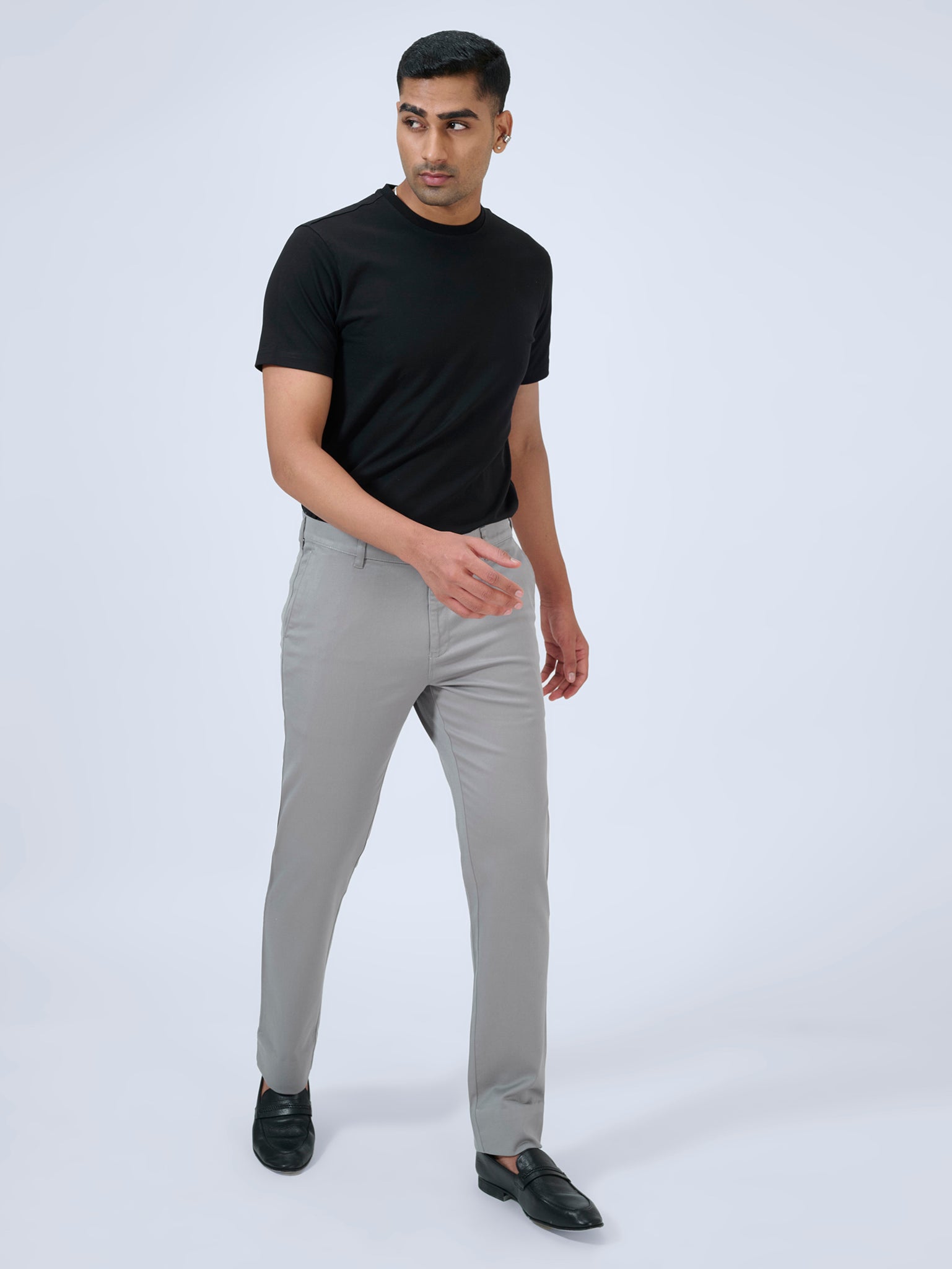Philippine Silver Dobby Trousers