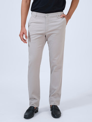 Cloud Grey Dobby Trousers
