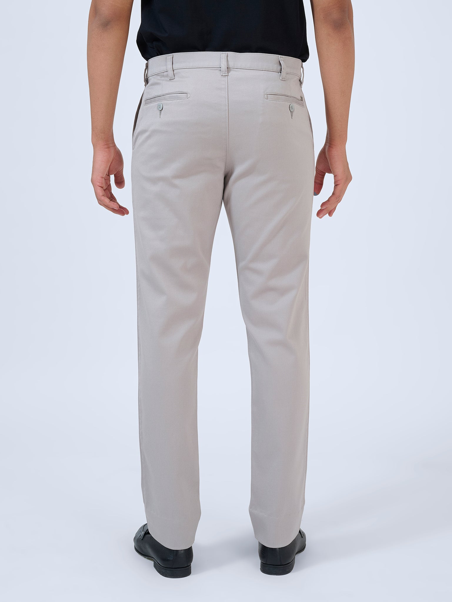 Cloud Grey Dobby Trousers