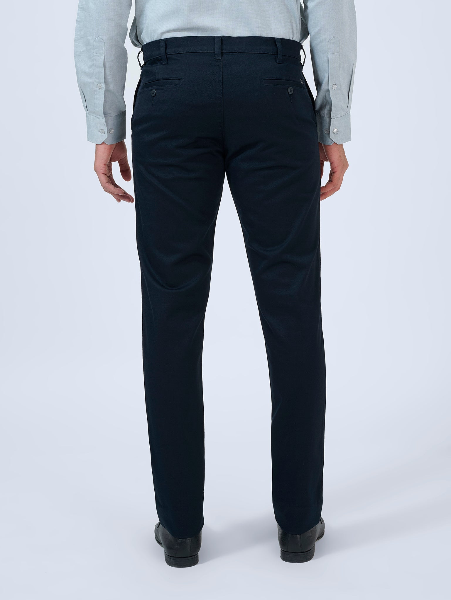 Deep Sapphire Dobby Trousers
